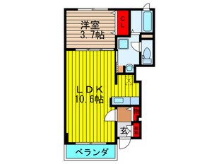 コンフォートの物件間取画像